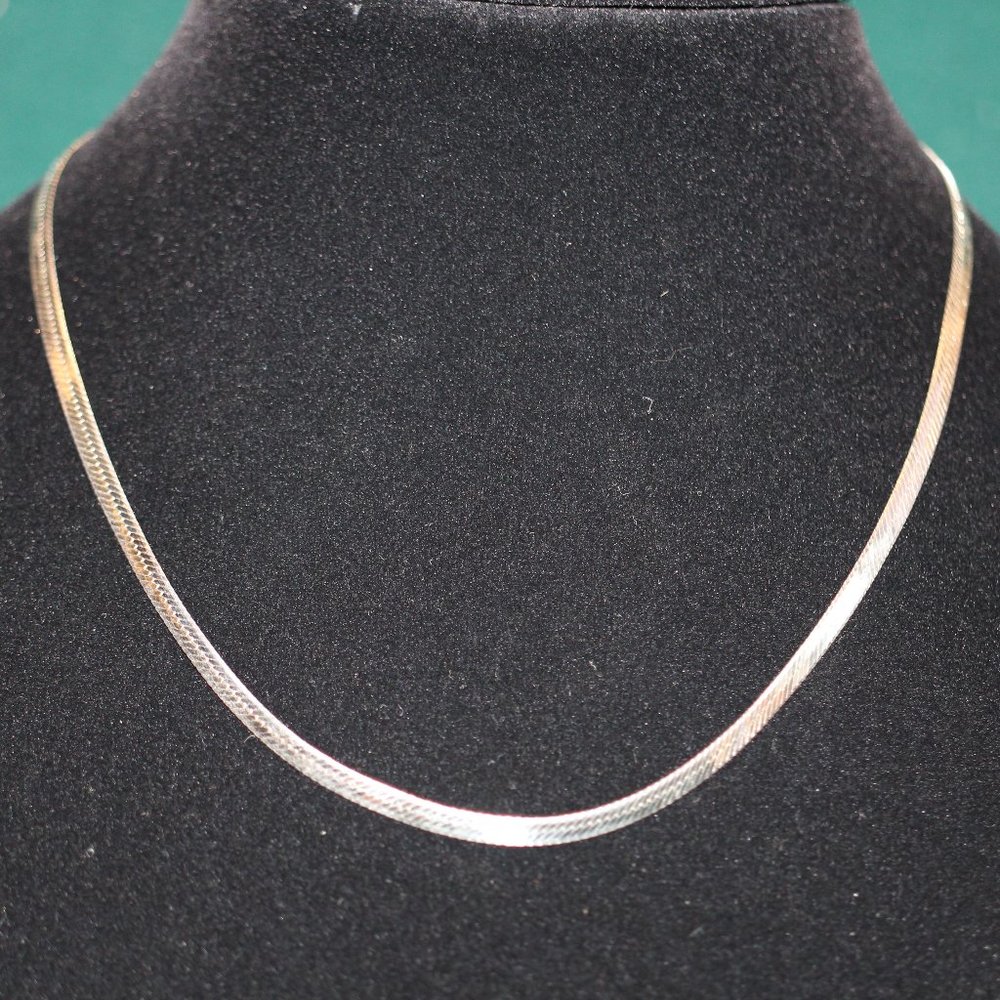 Sterling Silver herringbone chain (SN0039)